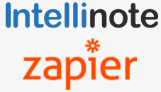 Intellinote Zapier logos