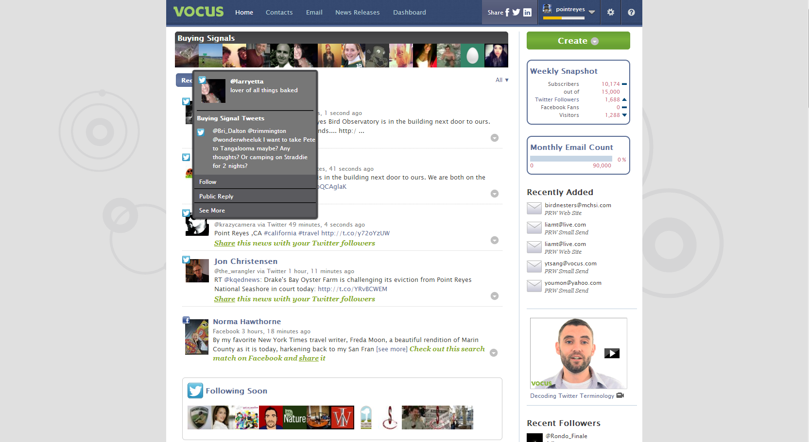 Vocus Screenshot1