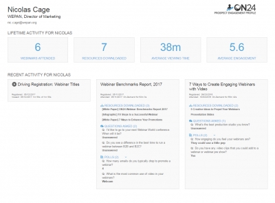 ON24 Launches Prospect Engagement Profile For Webinar Analysis