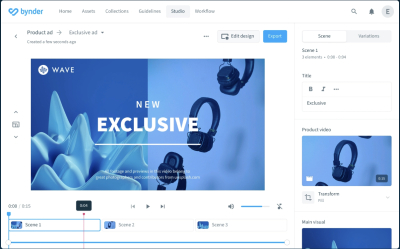 Bynder Unveils Studio, A Unified Digital Content Creation &amp; Templating Solution